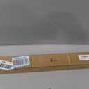 Pushglossy 2 Pcs 32" Double Bubble Kerf Door Sweep 1-3/4" Wide Vinyl Weatherstrip Seal for Exterior Doors, Energy Efficient Draft Stopper, Easy Slide in Installation(Brown)