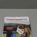 Foldable Telescoping Stool Portable, Retractable Stool for Adults, Upgraded Collapsible Folding Seats with Load Capacity 550lbs, Camping Stools for Adults (Black)