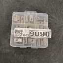 M6 T-Slot Nuts Spring-Loaded Roll-in for 3030 Aluminum Extrusion - 30 Pcs Carbon Steel Half Round T-Nuts Fasteners