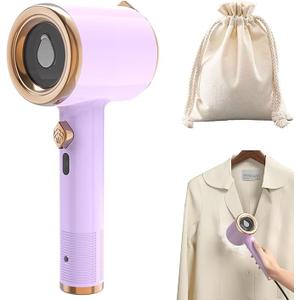 FXiaoy Portable Mini Ironing Machine, Mini Ironing Machine, Handheld Mini Ironing Machine Travel and Handheld, Portable Mini Steam Iron, Portable Iron Steamer for Clothes (White)