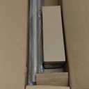 Boho Wood Curtain Rods for Windows 66 to 120 inches,1" Adjustable Heavy Duty Window Curtain Rod with Imitation Wood Grain Finials, Rustic Decorative Drapery Rods Set, Size:36-120'', Weathered Wood