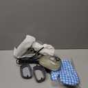 Powerful Handheld Fabric Steamer  1800W with Fast Ceramic HeatUp Plate, 2in1 Ironing & Wrinkle Remover, Steam Nozzle, Lint Brush  White, for US 120V Only