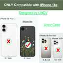 Unov Case Compatible with iPhone 16e / iPhone 17e 5G with Floral Bouquet Girly Flower Embossed Pattern Design Slim Protective Soft TPU Bumper Cover