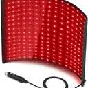 50W Powerful Red Light Therapy for Belt, 765 LEDs 3 in 1 Chip 660nm&Dual 850nm Red Light Therapy Heating Pad, Pads Belt Wearable Wrap, Infrared Light Therapy for Feet Knee Back Waist Pain for Driving