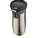 Contigo West Loop Stainless Steel Travel Mug with AUTOSEAL Lid, 16oz., Stainless Steel/Black