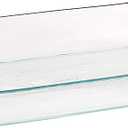 Pyrex Basics 2 Quart Glass Oblong Baking Dish, Clear 11.1 in. x 7.1 in. x 1.7 in.