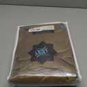 HPD Half Price Drapes Faux Silk Blackout Curtains 96 Inches Long for Bedroom & Living Room Vintage Textured Blackout Curtain (1 Panel), 50W x 96L, Flax Gold