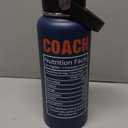 Coach Gifts - 32 Oz Coach Nutriton Facts Water Bottle, The Man The Myth The Legend - Christmas Birthday Cheer Coachs Gifts, Soccer Softball Basketball Swim Coachs Appreciation Gift for Him