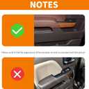 RT-TCZ for Silverado Carbon Fiber Inner Door Handle Panel Trim Cover for Chevy Silverado GMC Sierra 2014-2018 Black ABS Carbon Fiber Interior Accessories 4pcs (Crew Cab)