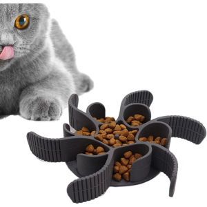 Pet Slow Feeder | for Dogs with Suction,Flexible Silicone Dog Lick Mat Licking Pad for Small Medium Breed Dogs