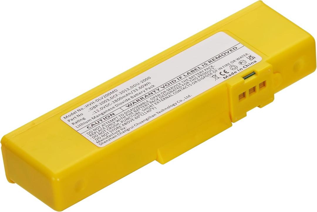 DDU-2000, DBP-2003, DCF-2013, 2800mAh Replacement Battery for Lifeline, Lifeline Pro, Lifeline View