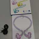 Kids Headphones, LK15 Open Ear Bluetooth Headphones with Air Conduction, Ultra-Light, 85dB Volume Limiting Wireless Headphone for Children Teens Boys Girls (Purple)