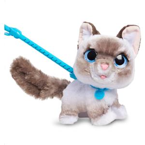 furReal Wagalots Kitty, Small Interactive Plush, Faux Fur, Kids Toys for Ages 4 Up by Just Play