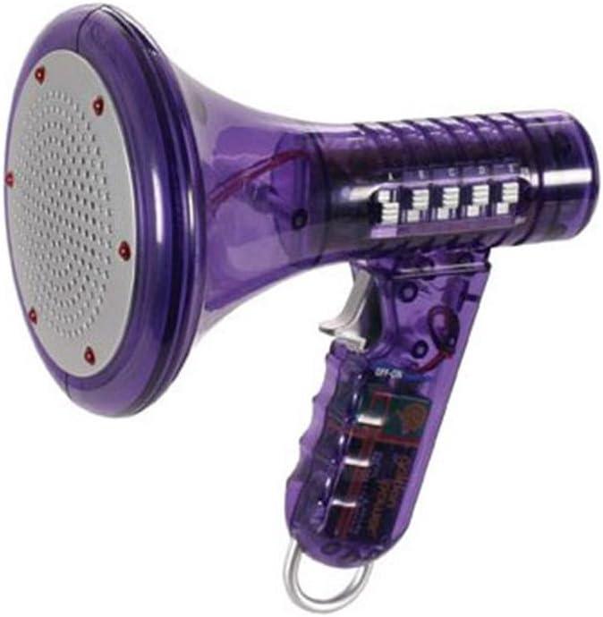 Toysmith Tech Gear Multi Voice Changer Megaphone Toy with 8 Voice Effects and LED Lights Fun Outdoor Toy for Kids Ages 5+ Cool Gag Gifts or Birthday Gift Idea, Battery Included