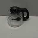 12-Cup Coffee Pot FOR Mr. Coffee 12 Cup Coffee Maker PLD12-RB PLD12-NP PLD12 Series Replacement Mr. Coffee Pot AM CG CHX CJ DW DR EVX JWX MV PL and VB Series Coffeemaker -Black Handle