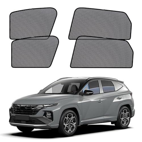 ZATOOTO Car Window Shades for Tucson 2022-2024, Baby Window Shades Sun Blocker Protect from 99% UV Rays Heat, Car Window Covers with Breathable Mesh Screen Suitable for Camping, Napping