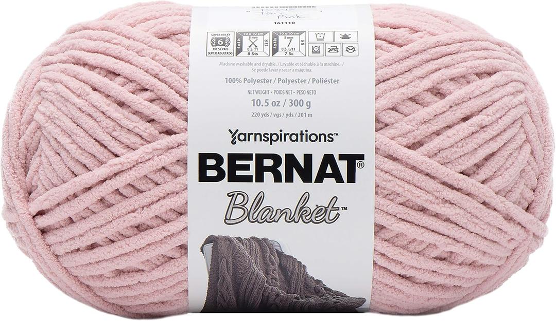 Bernat Blanket Yarn, Tan Pink (300g),  2 pack
