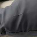 Padded Toilet Seat Pressure Relief 16.5x16.5 Inch Universal Fit Soft Toilet Seat PU Leather Waterproof Easy-to-Clean Cushion with Adhesive Strap for Elderly, Blue Cushion Cush