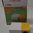 PVO Mini Projector Portable For Cartoon, Outdoor Video Projectors, LED Pico Movie-Projector for Home Theater, Kids Gift, Video Can Be Easily Mirrored Directly to The Projector Via Data Cable