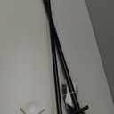 H.VERSAILTEX Window Curtain Rods for Windows 48 to 84 Inches Adjustable Decorative 3/4 Inch Diameter Single Window Curtain Rod Set with Classic Finials, Black