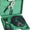 Auto Engine Piston Ring Compressor Tool Set with Piston Installer Pliers and 14 Piston Rings(62-145mm) for Car Truck Auto Engine