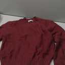 Zeagoo Women's 2026 Fall Crewneck Cropped Sweater Trendy Long Sleeve Ribbed Knit Pullover Jumper Tops, Size L