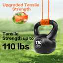 2 x 9 Pack 0.095"AL2420P Pre-Cut Replacement Twisted Timmer Line Compatible with EGO 56-Volt 15"String Trimmers & Multi-Head String Trimmer Attachment,126 FT Weed Eater String line for EGO Trimmers String