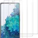 4 Pack Glass Screen Protector Compatible for Samsung Galaxy S20 FE 5G / SM-g781u [9H Hardness]-HD Screen Tempered Glass, Scratch Resistant,Easy Install [Case Friendly]