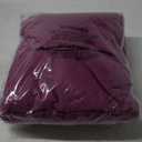 Guken Purple Linen Curtains 108 Inch Length for Living Room Bedroom 2 Panels Set Rod Pocket Light Filtering Semi Sheer Window Curtains 52 Inch Width Boho Farmhouse Linen Drapes, W52xL108