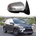 Passenger Side Mirror Replacement Fit for 2013-2020 Mitsubishi Outlander Car Rear View Mirror Side Mirrors Assembly Electric Adjustment, Electric Folding, Turn Light, Heating(Not Fit Outlander Sport)