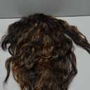 Lommel Ponytail Extension, Claw Clip Ponytail Extension for Women 26 Inch Pony Tails Hair Extensions Synthetic Fluffy Natural Looking for Daily Use(Dark Brown with Blonde Highlights)