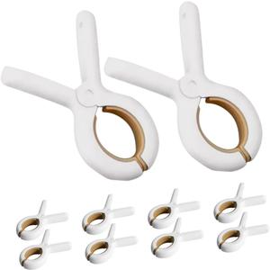 Zerodeko Long-Lasting Quilt Clips Windproof Feature 10 Pack Bed Sheet Clips Plastic Clothes Clamps Fitted Sheet Holders Non-Slip Clamp for Towels