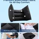 Lateral Support Cushion for Wheelchair: Improve Posture Sitting | Back Pressure Relief Side Support for Elderly Disabled Stroke & Spinal Instability Patients - Fold Removable Washable Cover, X-Large