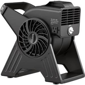 VEVOR Blower Fan, 13 in Portable Utility Floor Fan, 300 CFM, 3 Speeds, Multi-Angle Airflow, Lightweight Portable High Velocity Air Mover, for Drying, Dehumidifying, Carpets, Air Circulation, Cooling