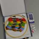 Bradove 3 Sets Leaves and Flowers Embroidery Kit for Beginners, Beginner Embroidery Kit for Adults Kids, Learn to Embroider Adult Beginner