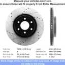 13.58" (345mm) Rear Disc Brake Rotors and Pads for 2007-2013 Chevy Silverado 1500/Avalanche/GMC Sierra 1500, 2007-2014 GMC Yukon/Chevy Tahoe/Suburban 1500/Cadillac Escalade/Escalade ESV EXT