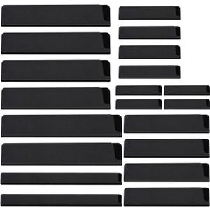 20pcs Universal Knife Edge Guards Set, Non-BPA Knife Sheath, Waterproof Abrasion Resistant Felt Lined Knife Cover Sleeves Knife Protectors, Gentle on Your Blades