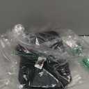 Sireck Crossbody Bag,Cross Body Fanny Packs for Men Women Trendy,Black Small Sling Phone Chest Bag for Workout Running