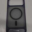 TORRAS Strong Magnetic & Seamless Stand for iPhone 17 Pro Max Case, Fit for MagSafe, Military Grade Drop Protection, Invisible Adjustable Kickstand, Camera Control Button, Translucent Matte Deep Blue