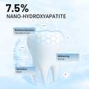 7.5% Nano Hydroxyapatite Toothpaste Helps Remineralize, Protects Enamel, Dentist-Formulated Whitening Toothpaste for Sensitive Teeth, Natural Peppermint, Fluoride-Free (2Pack, Natural Peppermint)