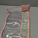 1 PCS American Mahjong Bag - Empty Mahjong Tiles Bag Only with Zippered & Letters, Case Only(Pink Blue,Moh-jong)