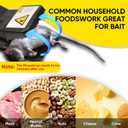 Rat Trap (12-Pack), Large Mouse Traps for Indoor and Outdoor Use, Reusable, Fast, Hygienic, Unplugged, Used to Catch Mice, Squirrels, Rodents, for Home, Yard and Barns