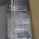 SMRCAD Fridge Organizers and Storage, 6 Pack Clear Freezer Organizer Bins with Lids for Kitchen, Pantry, Refrigerator, Food, Fruit, Vegetable Storage