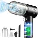 Vcwtty 3 in 1 Keyboard Vacuum Cleaner, 12000PA High Power Handheld Car Vacuum, Cordless Portable Mini Table Vacuum Cleaner, Compressed Air Duster Keyboard Cleaner for Car,Desktop, Pet Hair Cleaning