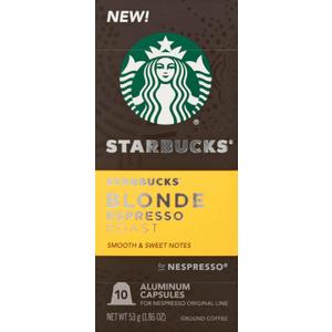 Starbucks, Blonde Espresso Roast by Nespresso, 1.86 Ounce (EXP 12/01/26)
