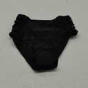 Tempt Me Women High Waisted Bikini Bottom - Tummy Control Swimsuit Full Coverage Bathing Suit Side Mesh Swim Bottom 2025 (Black)