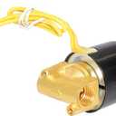 Beduan Brass Electric Solenoid Valve, 1/4" 24V Air Valve Normally Colsed for Water Air Gas Fuel Oil