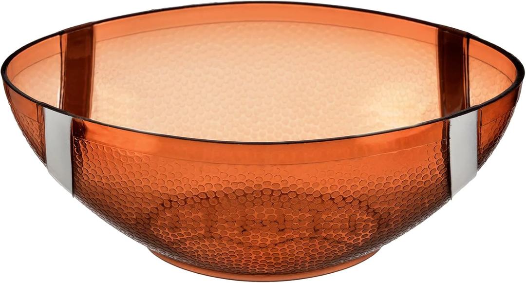 Amscan Multicolor Small Plastic Football Bowl (8 oz.) - Perfect for Sports Events, Themed Parties & Game Night Fun - 2 Pc.