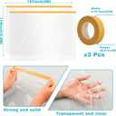 2PCS -110'' x 197'' Window Insulation Kit, Window Insulation for Winter, POF Window Sealer for Winter, Insulates Indoor Windows Keep Warm for Weatherproofing Window Film for Winter Window Covering