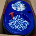 O-Cedar RinseClean Spin Mop & Bucket System + 2 Extra Mop Heads | Clean with Water | Removes 99% of Bacteria